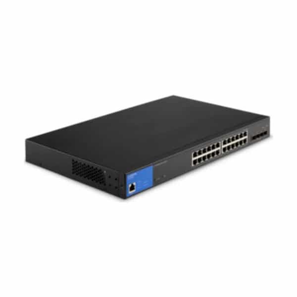 Switch Linksys LGS328MPC 24 puertos PoE+ administrable 4 SFP+ 410W