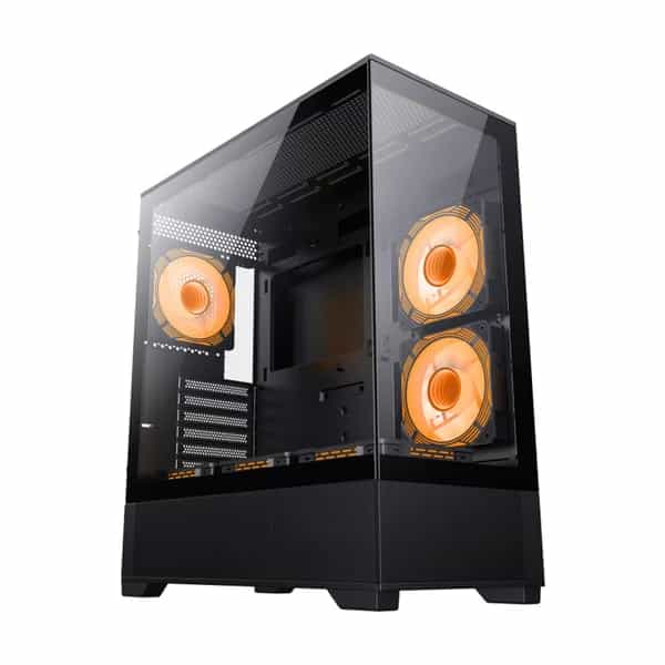 Gabinete GameMax Vista AB E-ATX 6 fans ARGB