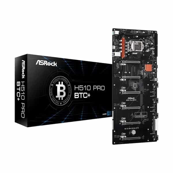 Motherboard ASROCK (LGA1200) H510 PRO BTC+ MINERIA PCI-Ex6
