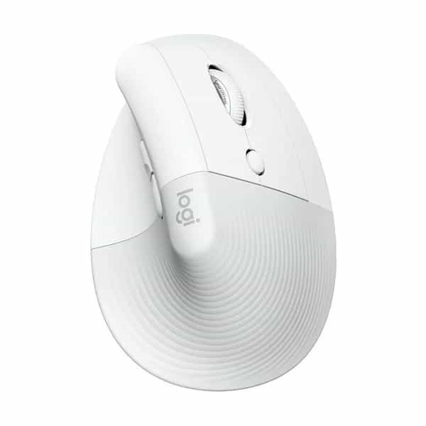 Mouse Vertical Inalámbrico Logitech Serie Ergo Lift Blanco
