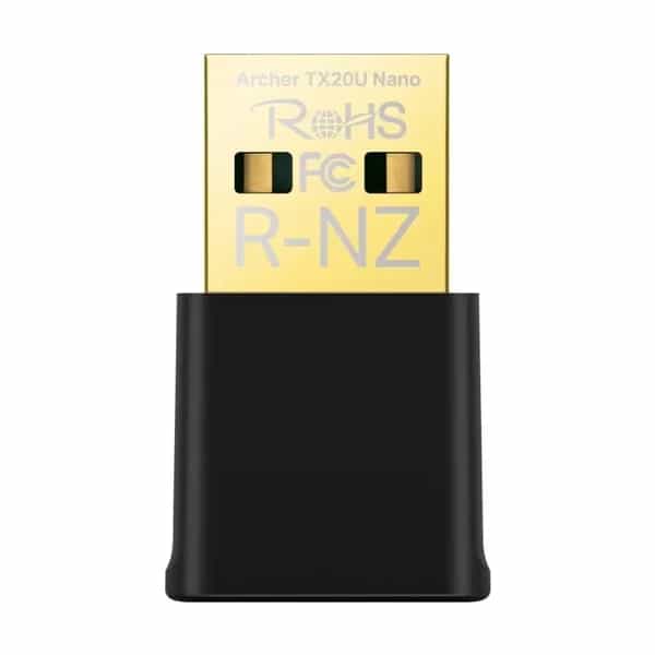 Placa de red USB WiFi 6 TP-Link Archer TX20U Nano AX1800 doble banda