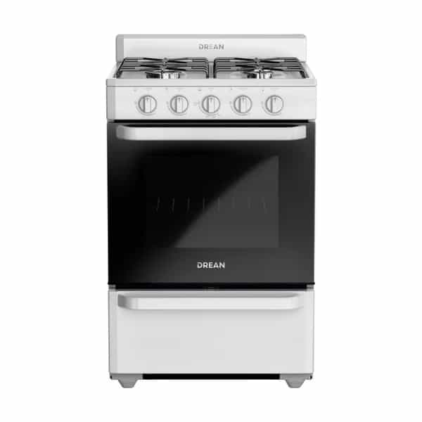 Cocina multigas Drean CD5602AB0 56 cm Blanca con horno de 74 litros