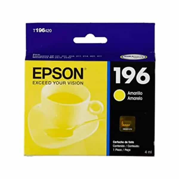 Cartucho Epson T196420 Amarillo alta capacidad para XP-201/XP-401