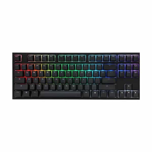 Teclado Gamer Ducky One 2 RGB Tkl Kailh Box Red Switch Double Shot PBT Mecánico