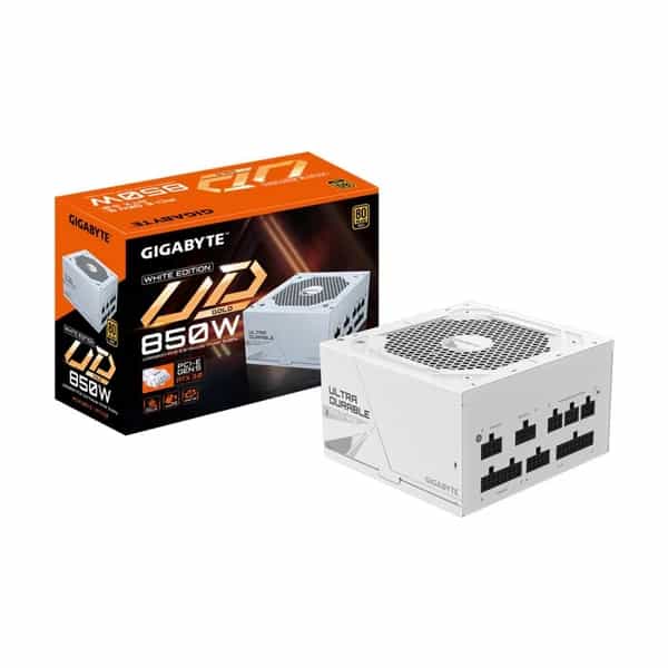 Fuente Gigabyte 850W 80 Plus Gold Full Modular White GP-UD850GM PG5W