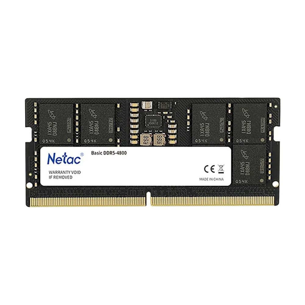 Memoria Ram 16GB DDR5 4800Mhz Netac Basic SODIMM para Notebook