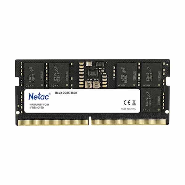Memoria Ram 16GB DDR5 4800Mhz Netac Basic SODIMM para Notebook