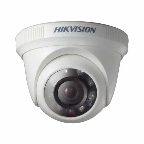 Cámara minidomo Turbo HD Hikvision DS-2CE56COT-IRPF 720p 4 en 1 plástico interior 2.8mm