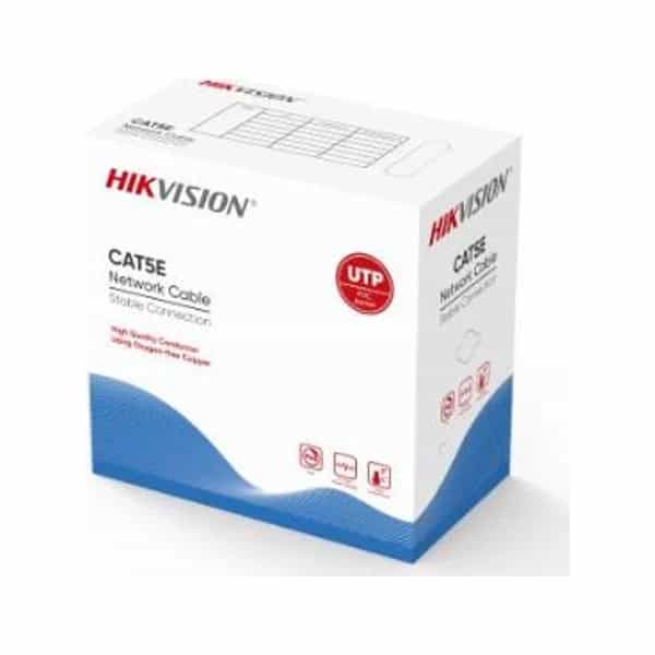 Cable UTP categoría 5e Hikvision interior 305m gris DS-1LN5EUEC0