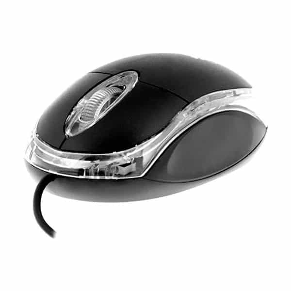 Mouse óptico XTech XTM-195 3D iluminado con cable tres botones