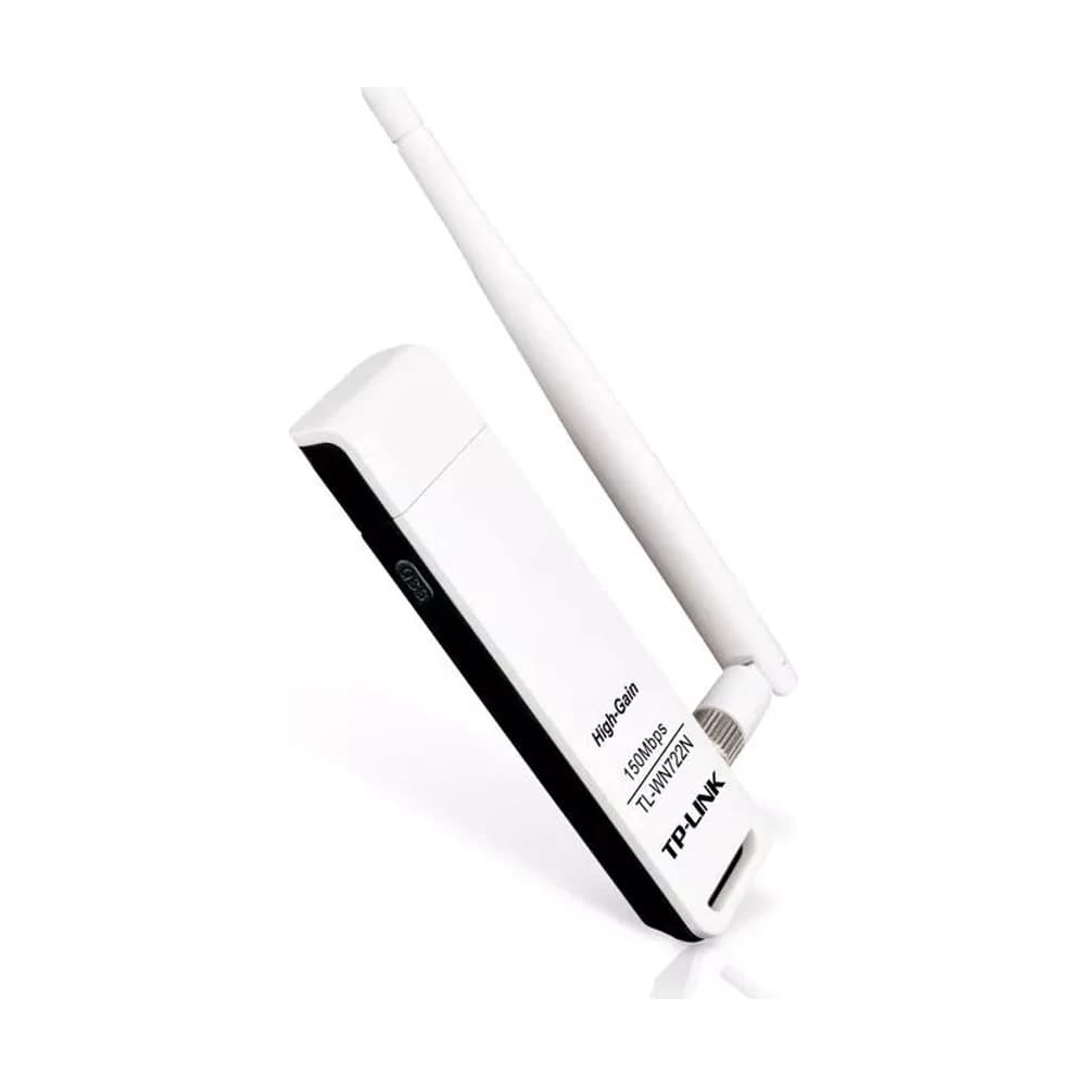 Placa de red WiFi USB TP-Link TL-WN722N 150Mbps 2.4GHz