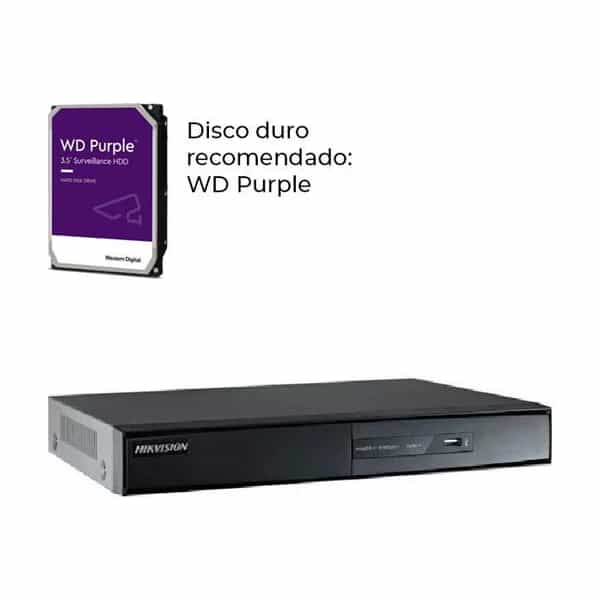 DVR Hikvision DS-7204HGHI-M1 (C) pentahíbrido 4 canales
