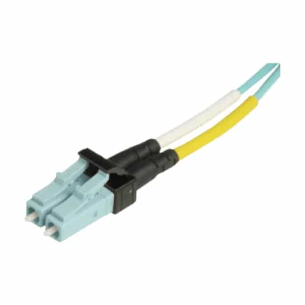 Pigtail de fibra Siemon XGLO multimodo OM4 LC simplex 50/125 aqua 1 m FP1B-LC5V-01AH
