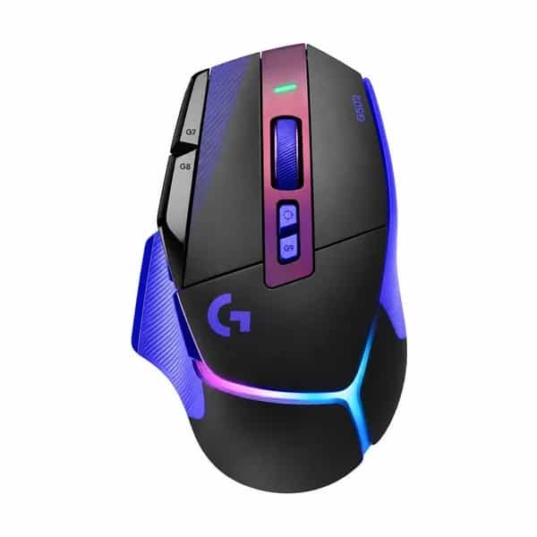 Mouse gamer inalámbrico Logitech G502 X PLUS Lightspeed RGB Dark Lilac 910-007809