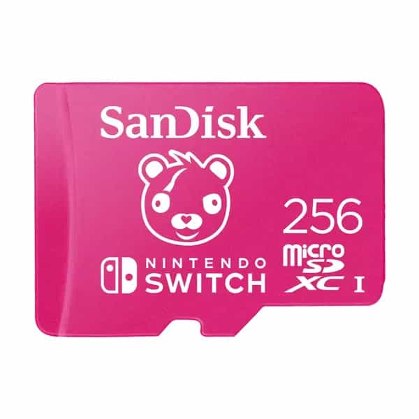 Tarjeta de memoria SanDisk microSDXC 256GB para Nintendo Switch Fortnite Edition UHS-I U3 100MB/s