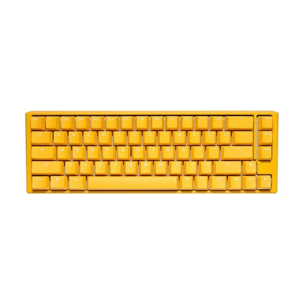 Teclado mecánico gamer Ducky One 3 SF Yellow PBT Double Shot Quack Cherry MX Brown