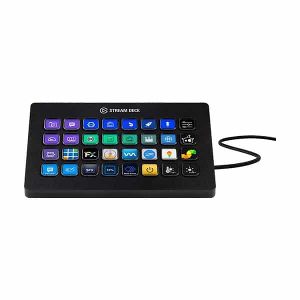 Controlador Elgato Stream Deck XL 32 teclas LCD personalizables 10GAT9901