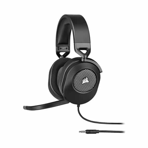 Auriculares gamer Corsair HS65 Surround con cable Dolby Audio 7.1 Carbon CA-9011270-NA