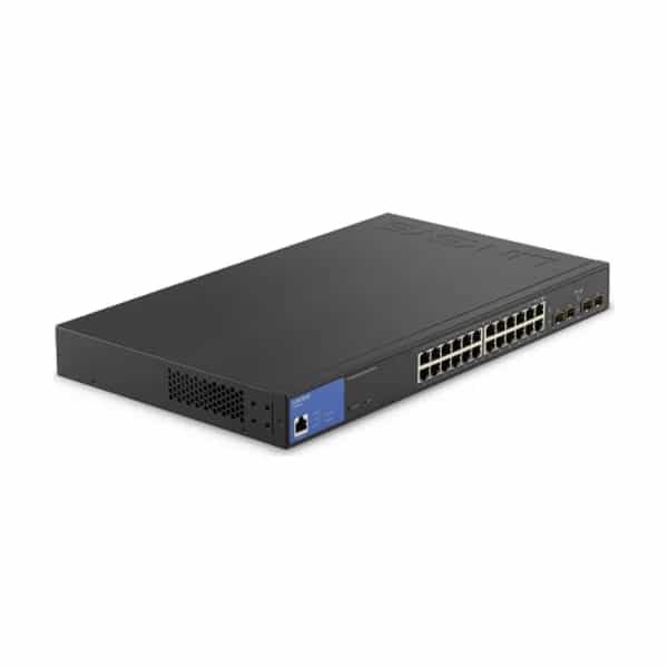 Switch Linksys LGS328PC 24 puertos PoE+ administrable 4 SFP 1G 250W TAA