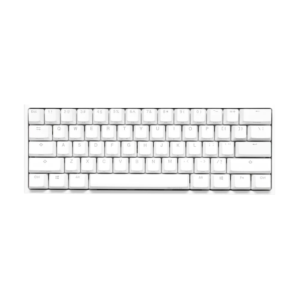 Teclado Gamer Ducky One 2 Mini RGB White 60 Mecánico