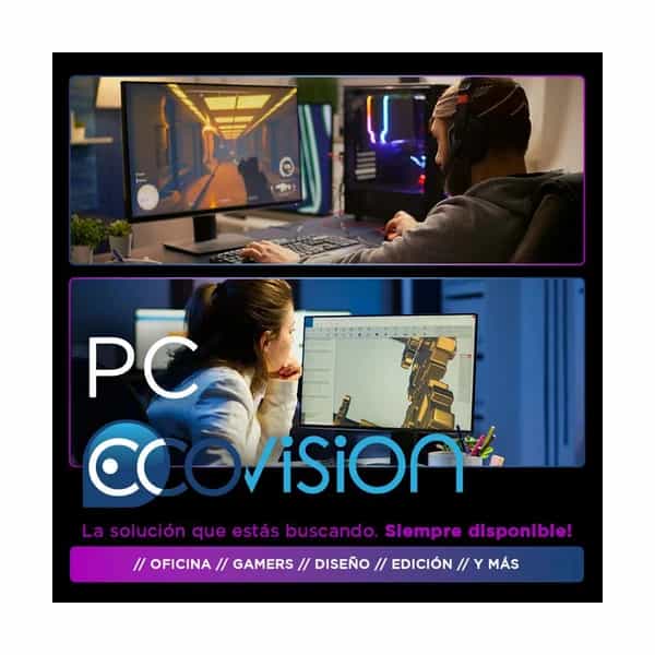 PC gamer Ecovision AMD Ryzen 7 5700 32 GB SSD 960 GB RTX 3050