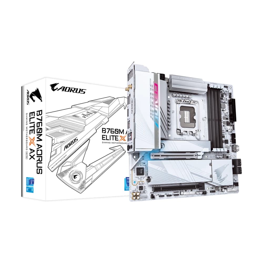 Mother Gigabyte (LGA1700) B760M a Elite X AX