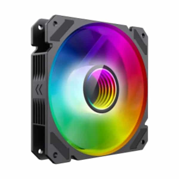 Cooler fan GameMax FN12A-C8I PWM ARGB para gabinete Vista Black