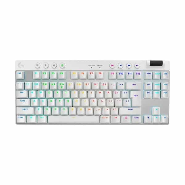 Teclado mecánico gamer inalámbrico Logitech G PRO X TKL Lightspeed RGB 920-012143