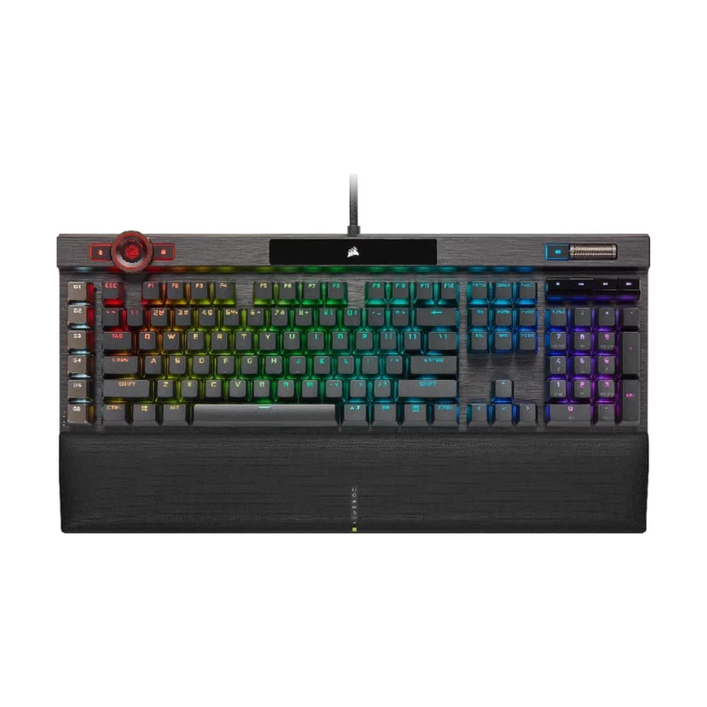 Teclado mecánico Corsair K100 RGB switch OPX Black CH-912A01A-NA