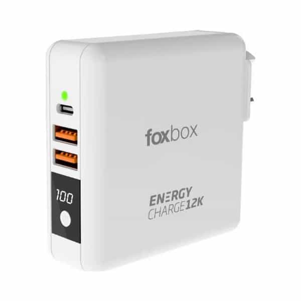 Power Bank Foxbox Energy Charge 12000mAh Blanco