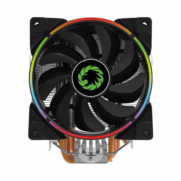 Cooler de CPU GameMax Gamma 500 Rainbow ARGB para AM4 y LGA 1700