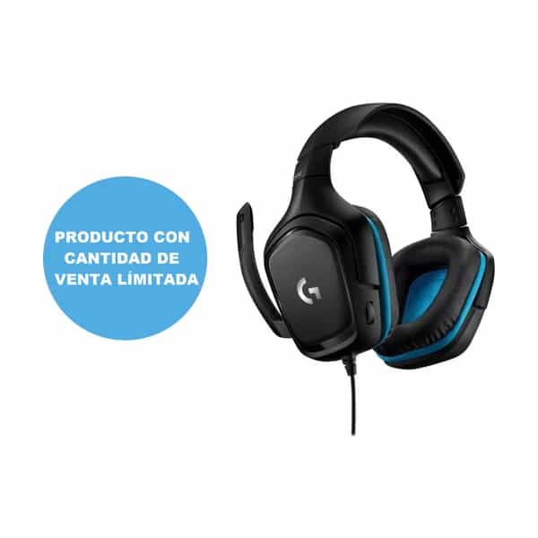 Auriculares gamer con micrófono Logitech G432