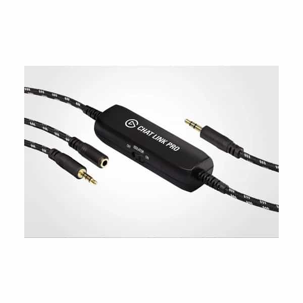 Cable adaptador de audio Elgato Chat Link Pro para consola 3,5 mm 10GBC9901