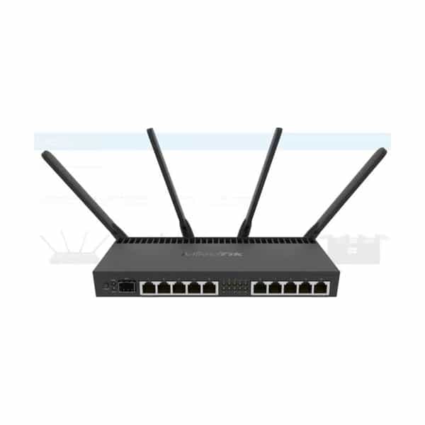 Router WiFi MikroTik RB4011iGS+5HacQ2HnD-IN 10 puertos Gigabit 1GB RAM SFP+ F/I