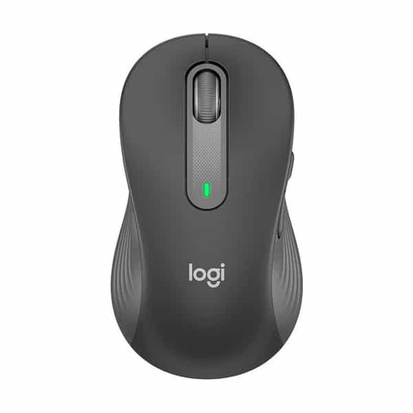 Mouse inalámbrico Logitech Signature M650 silencioso Bluetooth negro 910-006250