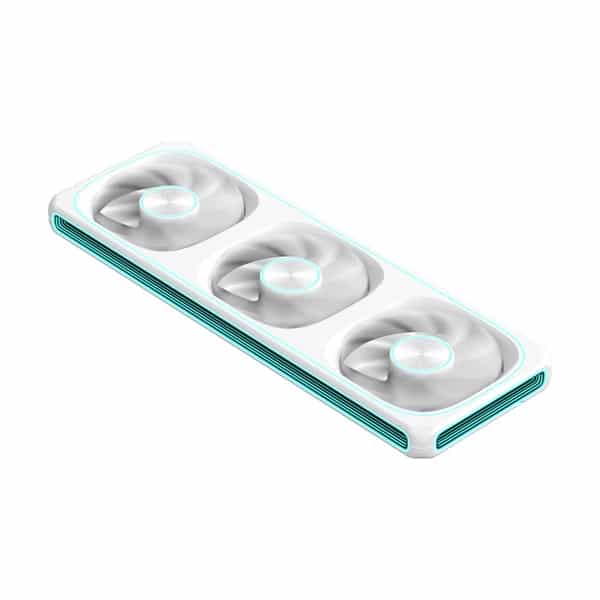 Ventilador triple Formula V Line Air Fusion 3 White Reverse ARGB 360mm