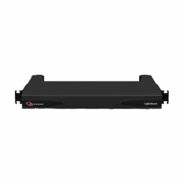 Distribuidor de fibra Siemon LightStack montaje en rack 1U deslizante 12 aberturas LS-1U-01