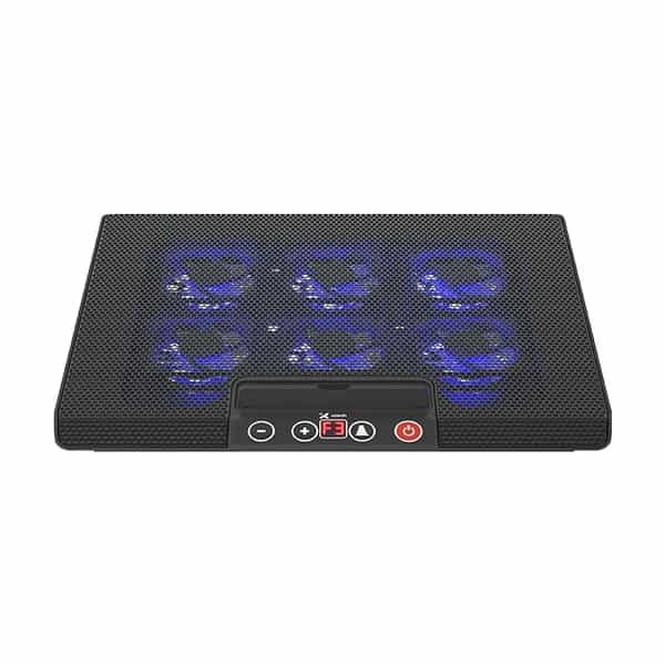 Base XTech 17" con 6 coolers 6 posiciones LED XTA-161