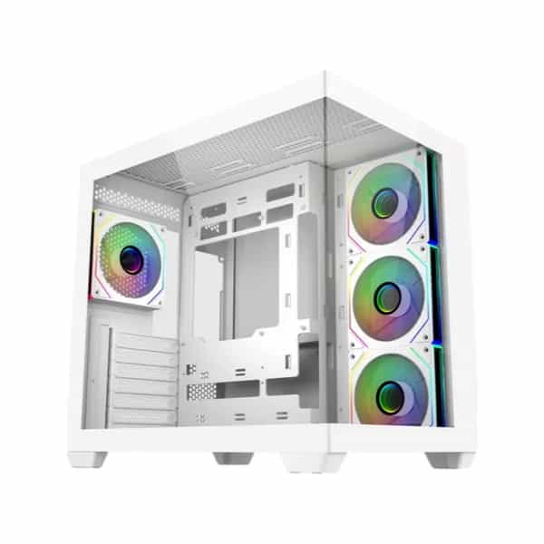 Gabinete Cooler Master Elite 681 White ATX 4 fans ARGB E681-WHNN-S00