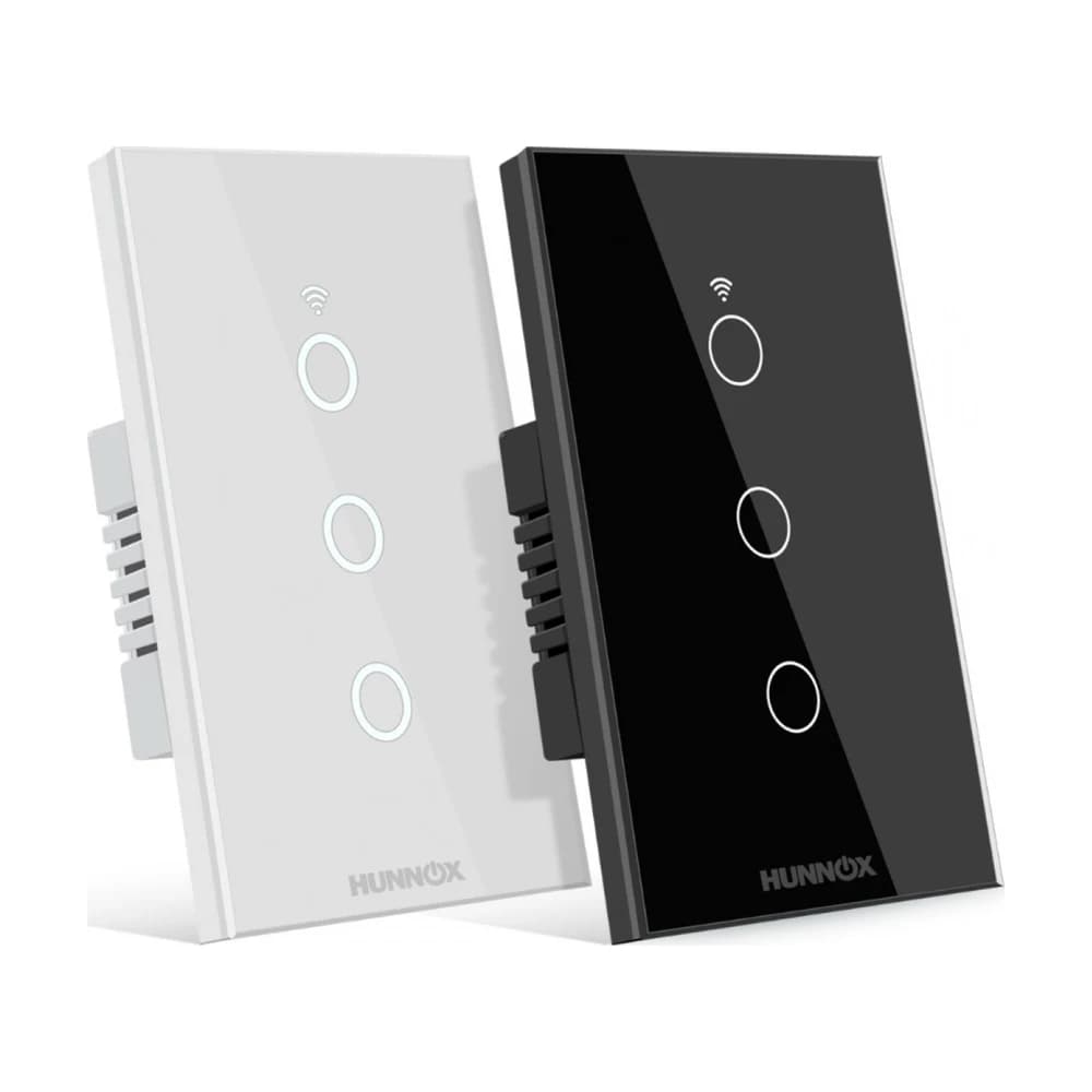 Tecla Hunnox Smart táctil 3 canales Blanco DM-TL3WF-BLA