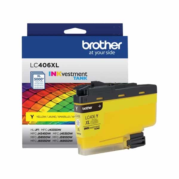 Cartucho de tinta Brother LC-406XL Amarillo 5.000 páginas LC406XLYS