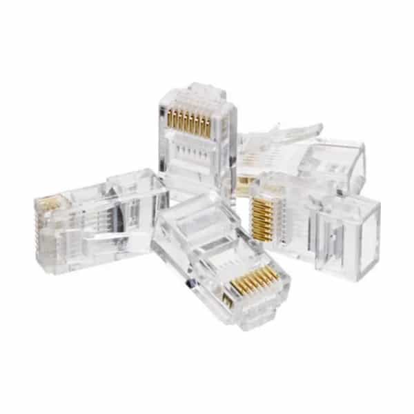 Fichas RJ45 UTP Cat 6 Kelyx bolsa x 100