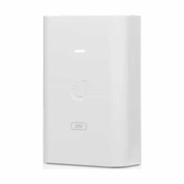 Fuente PoE Ubiquiti 24V 0.5A Gigabit blanco POE-24-12W-G-WH