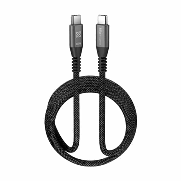 Cable USB-C Klip Xtreme Power Go 750 240W 480Mbps 3 m trenzado KAC-750-10FT