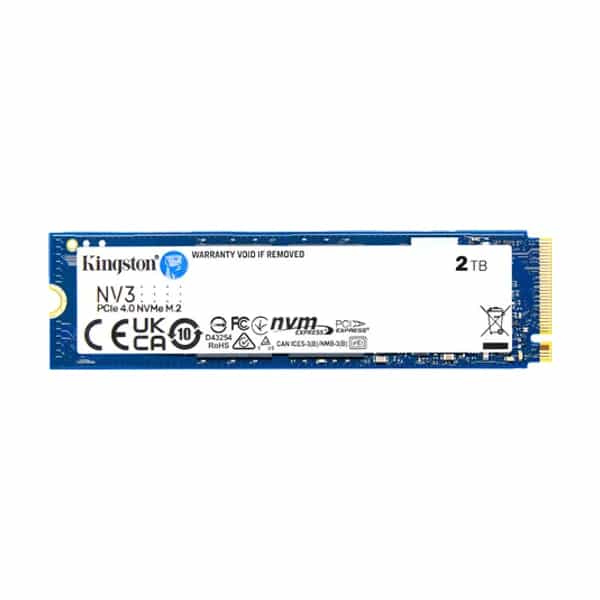 Disco SSD Kingston NV3 2TB M.2 NVMe PCIe 4.0 SNV3S/2000G