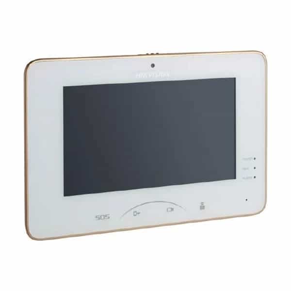 Pantalla IP para videoportero Hikvision táctil 7" WiFi DS-KH8301-WT
