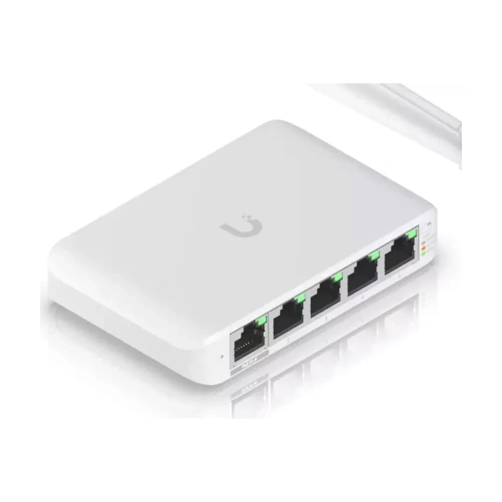 Switch Ubiquiti UniFi Flex Mini 5 puertos Gigabit PoE IN con fuente