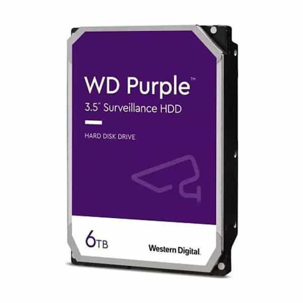 Disco rígido para videovigilancia Western Digital Purple 6 TB SATA 3,5 pulgadas WD64PURZ