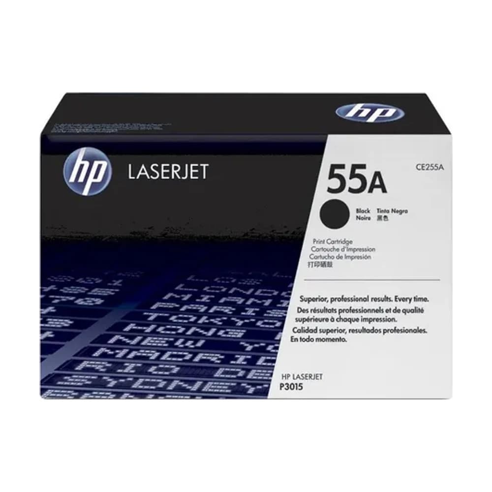 Tóner HP 55A para LaserJet P3015 CE255A