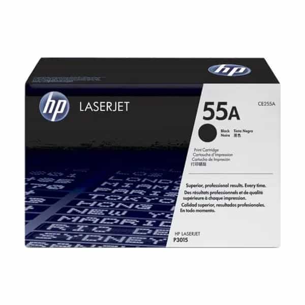 Tóner HP 55A para LaserJet P3015 CE255A